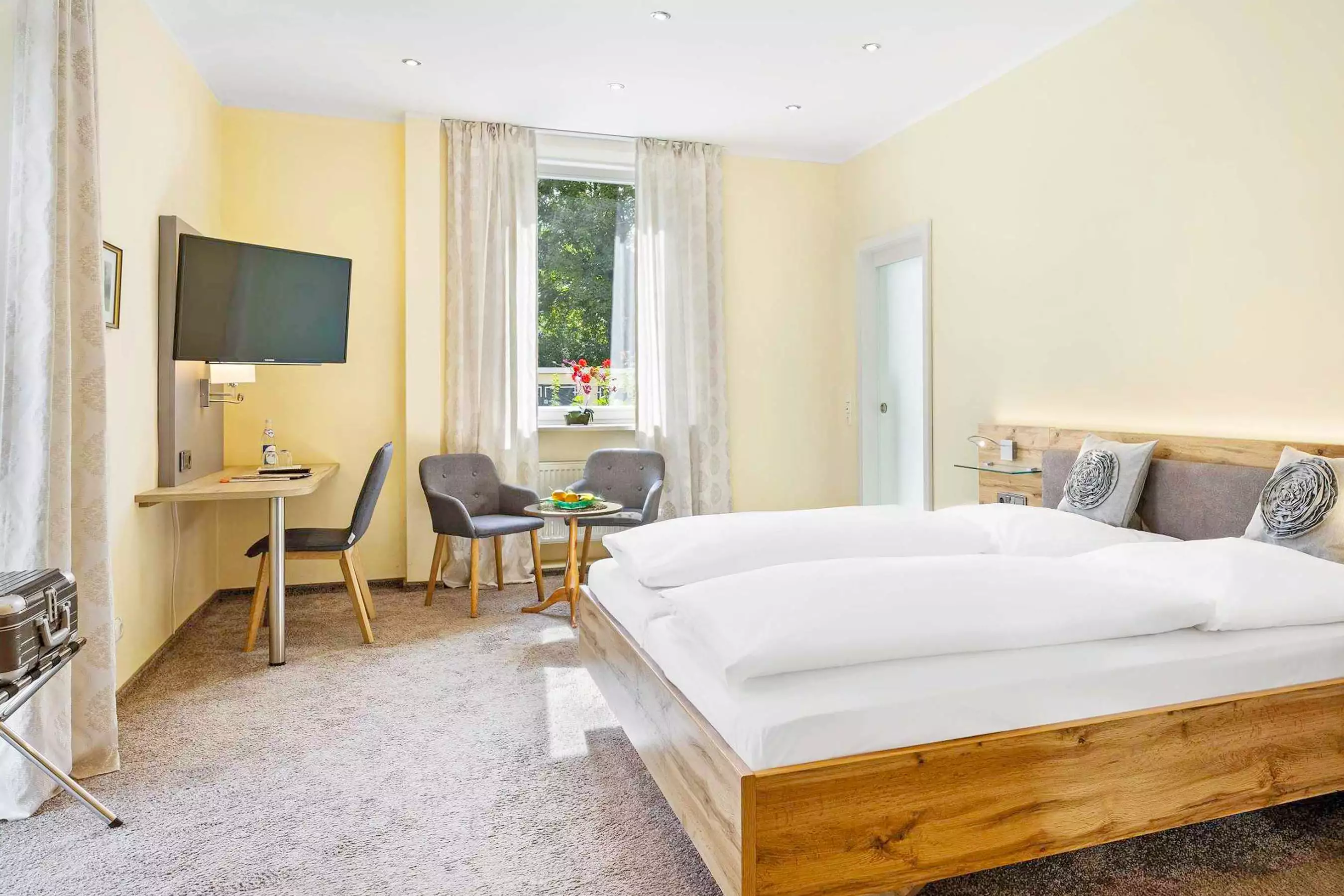 Geräumige Hotelzimmer ebenerdig
